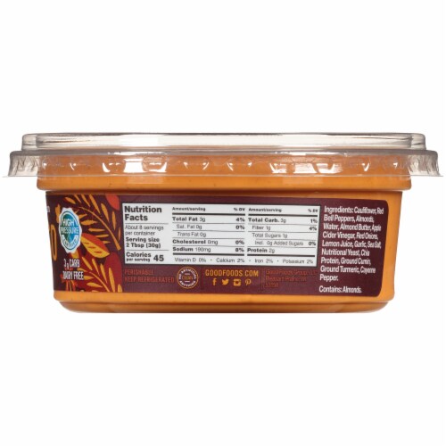 Good Foods Plant Based Queso Style Dip Perspective: back