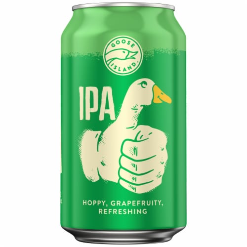Goose Island IPA Beer 12 fl oz Can Perspective: back