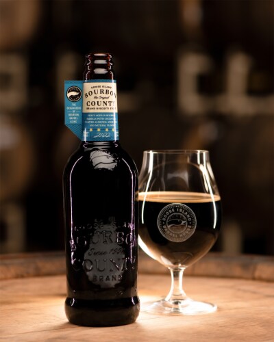 Goose Island Bourbon County The Original Biscotti Stout Beer Perspective: back