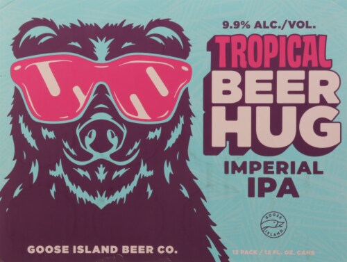 Goose Island Beer Co. Tropical Beer Hug Imperial IPA Perspective: back
