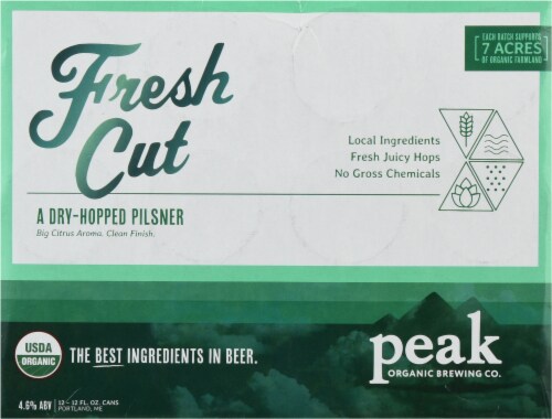 Peak Organic Brewing Co. Pilsner Perspective: back