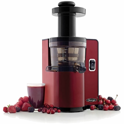 Omega VSJ843QR Vertical Slow Masticating Juicer Red, 1 Kroger