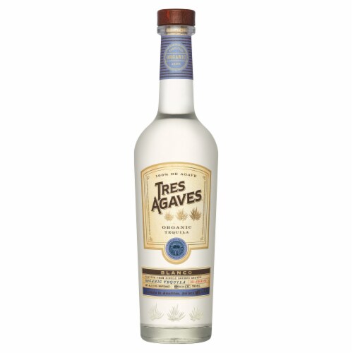 Tres Agaves Tequila Blanco Perspective: back