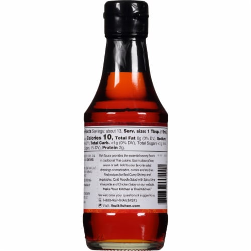Thai Kitchen® Premium Fish Sauce Perspective: back
