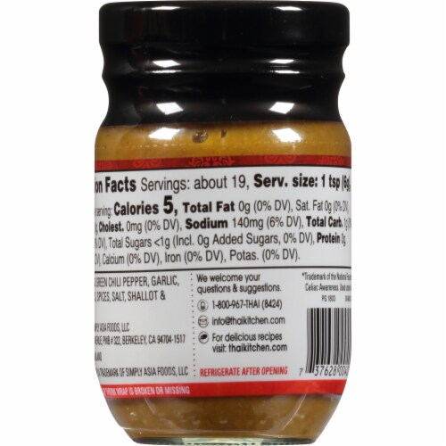 Thai Kitchen® Green Curry Paste Perspective: back