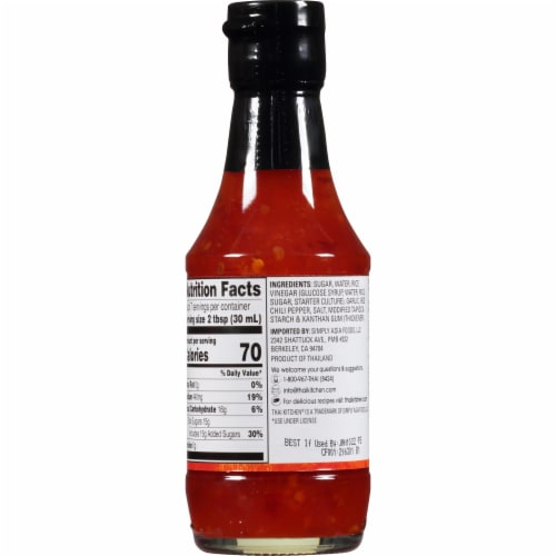 Thai Kitchen Gluten Free Sweet Red Chili Dipping Sauce Perspective: back