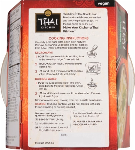 Thai Kitchen® Spring Onion Rice Noodle Soup Bowl Perspective: back