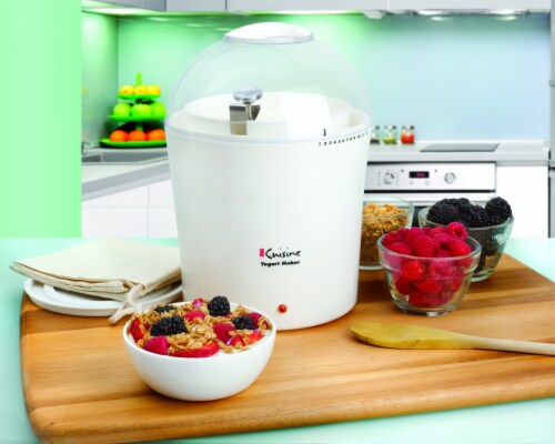 Euro Cuisine White Yogurt and Greek Yogurt Maker Perspective: back