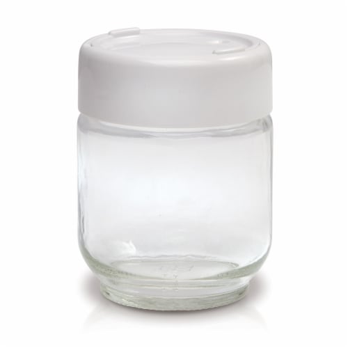 Euro Cuisine® Glass Yogurt Jar Set Perspective: back