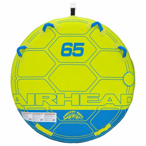 Airhead Comfort Shell 2 Person Nylon Towable Inflatable Water Sport Boating Tube Perspective: back