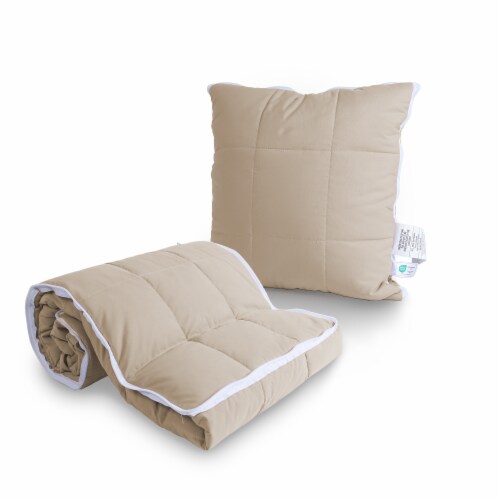 2 in 1 sales foldable pillow blanket