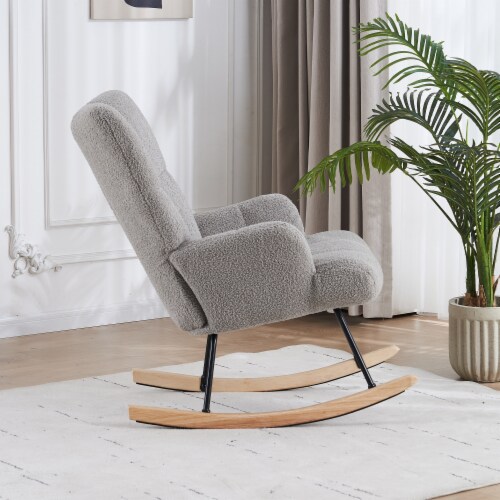 Velvet glider chair shop