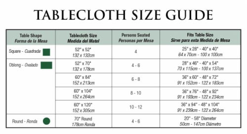 DII Warm Stripe Tablecloth Perspective: back