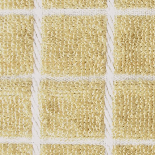 Design Imports CAMZ34379 Pebble Solid Windowpane Terry Dishtowel Set - Set of 4 Perspective: back