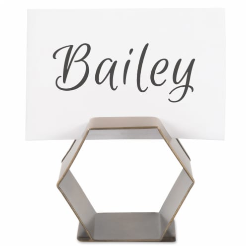 Design Imports CAMZ38988 Antique Brass Place Holder Napkin Ring - Set of 6 Perspective: back