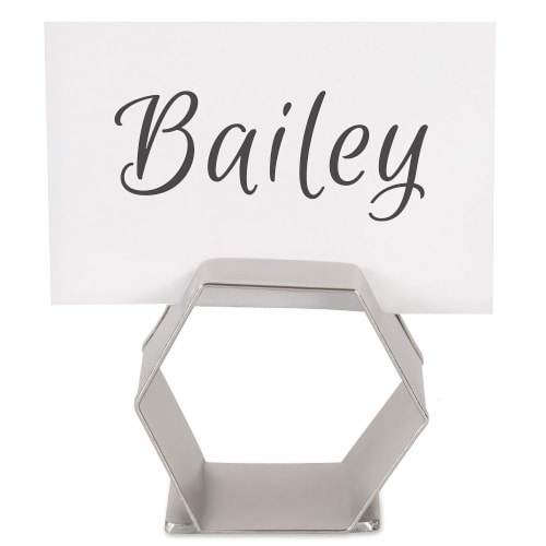 Design Imports CAMZ38989 Antique Silver Place Holder Napkin Ring Set - Set of 6 Perspective: back
