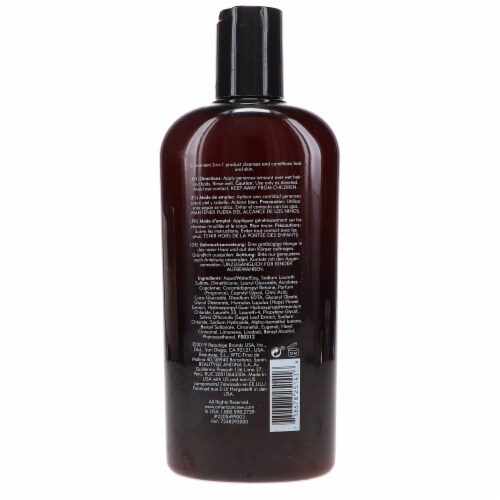 American Crew® Men 3-in-1 Shampoo Conditioner & Body Wash Perspective: back
