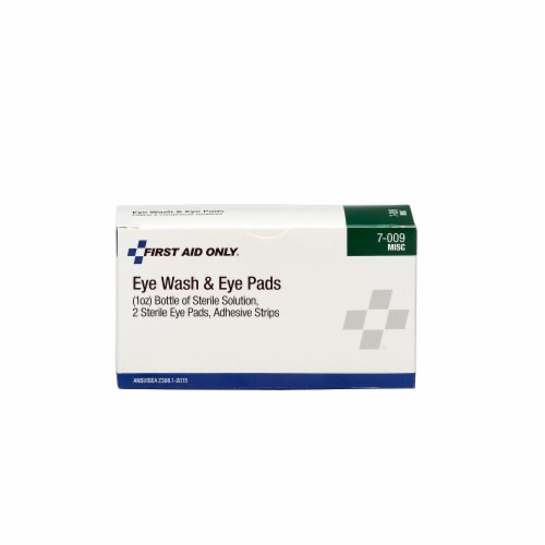 Eyewash Set w/Eyepads and Adhesive Strips, 4 Pieces Eyewash Set w/Eyepads and Adhesive Strips, 4 Pieces