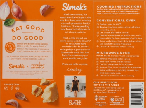 Simek's® Italian Sausage Baked Ziti Perspective: back