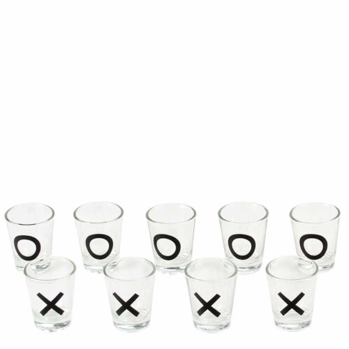 Drinking Tic Tac Toe Game Perspective: back