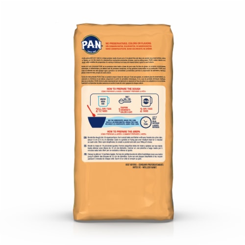 P.A.N.® Pre-Cooked Yellow Corn Meal Perspective: back