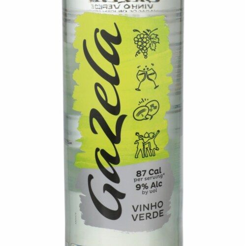 Gazela Vinho Verde Portugal White Wine Perspective: back