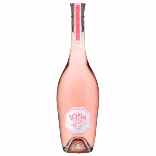 Sofia California Rose Wine Perspective: back