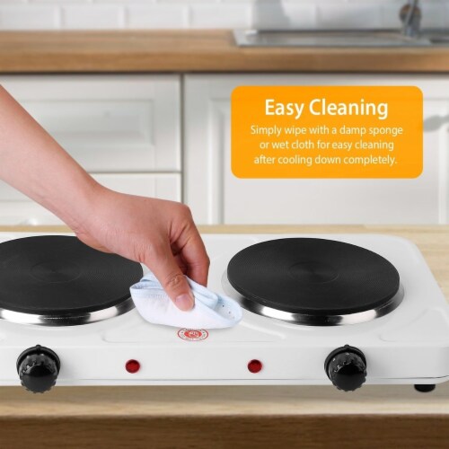 2000W Double Electric Burner Portable Dual Counter Stove Countertop Hot  Plate Kitchen Cooker, 1 unit - City Market