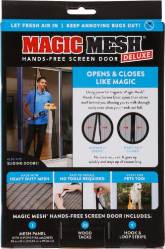 Magic Mesh® Magnetic Screen Door Perspective: back