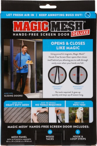 Magic Mesh® Magnetic Screen Door Perspective: back