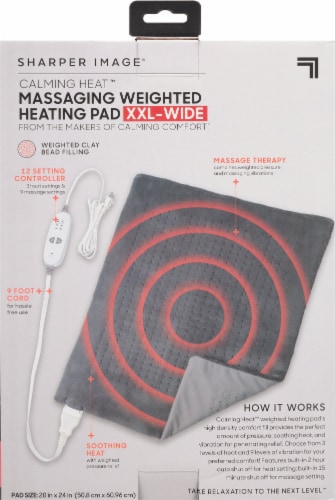 As Seen On TV Calming Heat Massaging Weighted Heating Pad