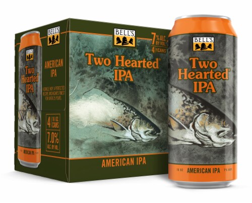 Bell's Two Hearted IPA Craft Beer Perspective: back