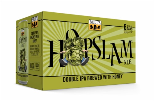Bell's Hopslam® Double IPA Craft Beer Perspective: back