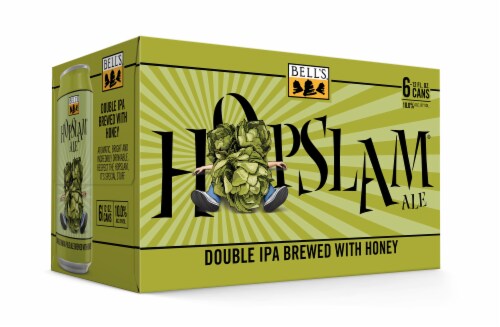 Bell's Hopslam® Double IPA Craft Beer Perspective: back