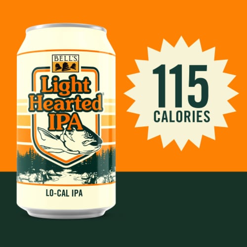 Bell's Light Hearted® IPA Craft Beer Perspective: back