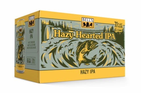 Bell's® Hazy Hearted™ IPA Craft Beer Perspective: back