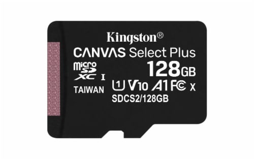 Kingston Canvas Select Plus microSD Memory Card Perspective: back