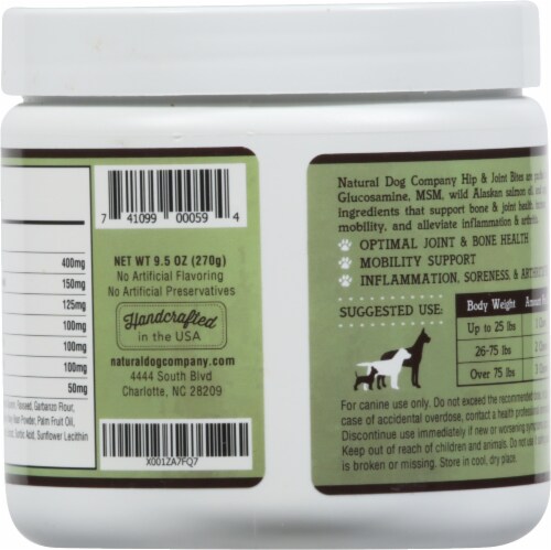 Natural Dog Company Hip and Joint Perspective: back