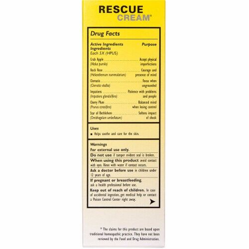 Bach® Travel Size Rescue Cream Perspective: back