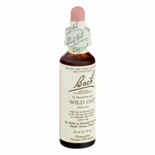 Bach Original Flower Remedies Wild Oat Perspective: back