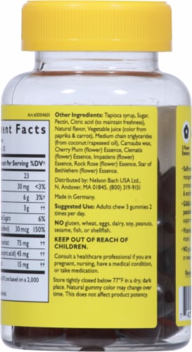 Rescue Plus® Mood & Stress Support Gummy Perspective: back