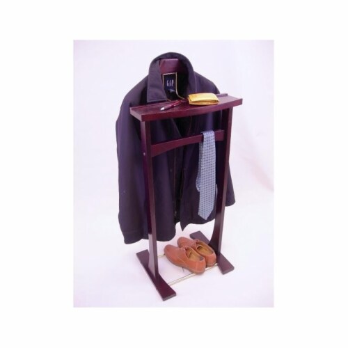 Wardrobe Valet W/Contour Hanger Perspective: back