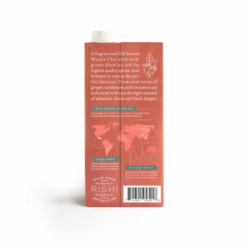 Rishi Tea Organic Masala Chai Tea Concentrate Perspective: back