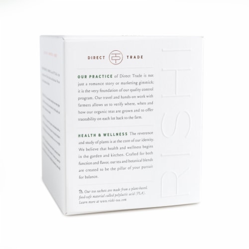 Rishi Tea Organic Reishi Mushroom Hero Tea Perspective: back