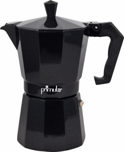 Primula® Aluminum 6-Cup PEBK-3306 Stovetop Espresso Maker in Black Perspective: back