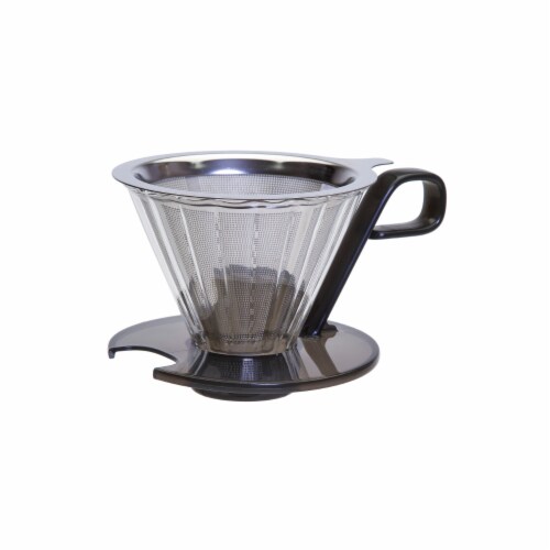 Primula Pour-Over Coffee Maker - Silver Perspective: back