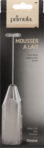 Primula® Handheld Battery Operated Milk Frother - Chrome, 1 ct