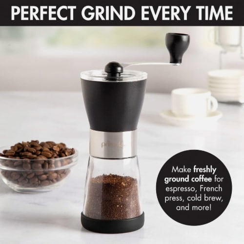 Primula® Black Manual Coffee Grinder Perspective: back