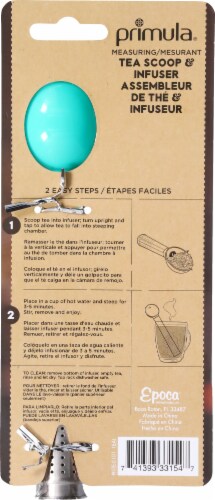 Primula® Measuring Tea Scoop and Infuser - Teal Perspective: back