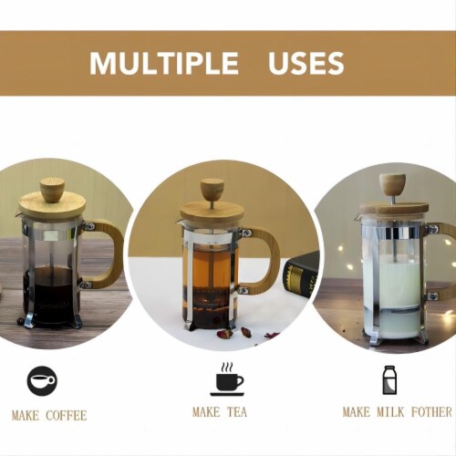 SUGIFT 1000ML French Press Coffee/Tea Maker, Heat Resistant Borosilicate Plastic-free Carafe, 1 - Ralphs